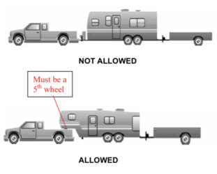 double towing rv trailers. Double towing is legal in alberta.